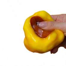 somoving Caramel Pudding Handmade Squishy Ball, Crispy Squeaky Building Block Ball, Fun Venting & Stress Relief Squeeze Toy - Multicolor - View 5