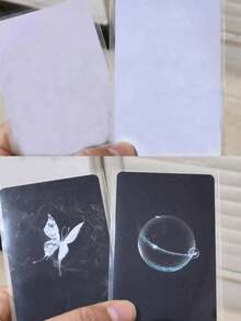 Transparent Card Holder, Minimalist Portable Card Case, Suitable For Office Workers And Students, Back To School Season Autumn Decoration, Christmas Decoration, Halloween Decoration - Multicolor - View 3