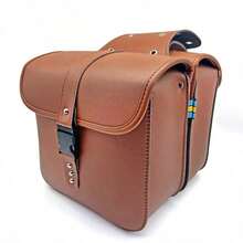1pc Motorcycle Bag, Bicycle Bag, Motorcycle Side Bag, Side Box Bag, Hanging Bag, Electric Scooter Modification Rider Bag, Tool Bag, Electric Scooter Leather Waterproof Side Bag, Saddle Bag, Motorcycle Accessories - Multicolor - View 14