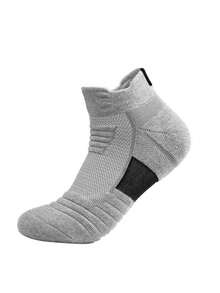 1/3/6 Pairs Thick Sports Short Socks For Men, Moisture-Wicking Tennis, Badminton, Running, Basketball Socks, Fall - Multicolor - View 11
