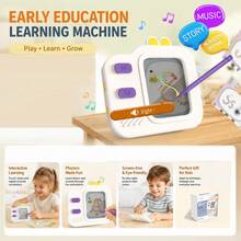 Children's Educational English-Chinese Learning Machine Enlightenment Toy, Listen And Read English Text Learning Cards, 40 And 120 Cards With 4 Game Modes, Baby Early Education Drawing Learning Educational Toy, Suitable As Learning Assistant Tool Gift For Kids - Multicolor - View 4