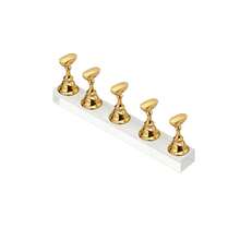 1 Conjunto de Caixa/2 Conjuntos de Caixa Suporte de Prática de Arte de Unhas Acrílicas com Suporte de Unhas Adesivo Dupla Face, Rack de Prática de Pontas de Unhas Magnéticas Press-On, Bandeja de Prática de Unhas Reutilizável, Suporte de Exibição de Arte de Unhas Pré-Revestido - Multicolorido - Visão 14