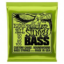 Ernie Ball Regular Slinky Juego de bajo herido de níquel.050 - .105 - Verde - Ver 1