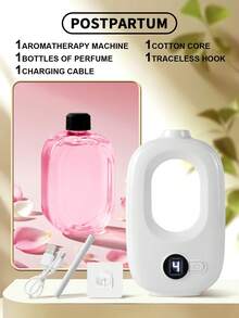 AOYI Rechargeable Smart Aroma Diffuser, Automatic Timed Fragrance Diffuser For Hotel, Bedroom, Bathroom, Air Freshener & Odor Eliminator - Multicolor - View 25