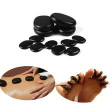 5pcs Black Basalt Hot Stones - Professional Spa Massage Stones, Natural Heat Retention, Suitable For Deep Muscle Relaxation, Applicable For Home Or Beauty Salon, No Battery Or Electricity Required - A - View 11