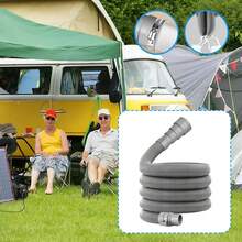 Foldable RV Caravan Sewer Pipe Kit RV Dump Hose Heavy Duty Adjustable RV Drain Pipe RV Trailer Sewer Hose Extended Sewer Pipe - 200cm - View 6