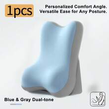 Adjustable Detachable Ergonomic Memory Foam Backrest Pillow, Bed Wedge Pillow With Leg Elevation Wedge Support, Inclined Back Support For Reading, Suitable For Bed, Sofa, Travel, Home Bedroom, Playing Mobile Games, Watching TV Series - A - View 14