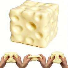 1 Buah Keju Persegi Ukuran Besar Baru, Mainan Squishy Keju Persegi Kreatif untuk Kios Jalanan, Terlaris, Squishy, Squishy Renyah, Squishes, Squish, Untuk Balita - MultiWarna - View 7
