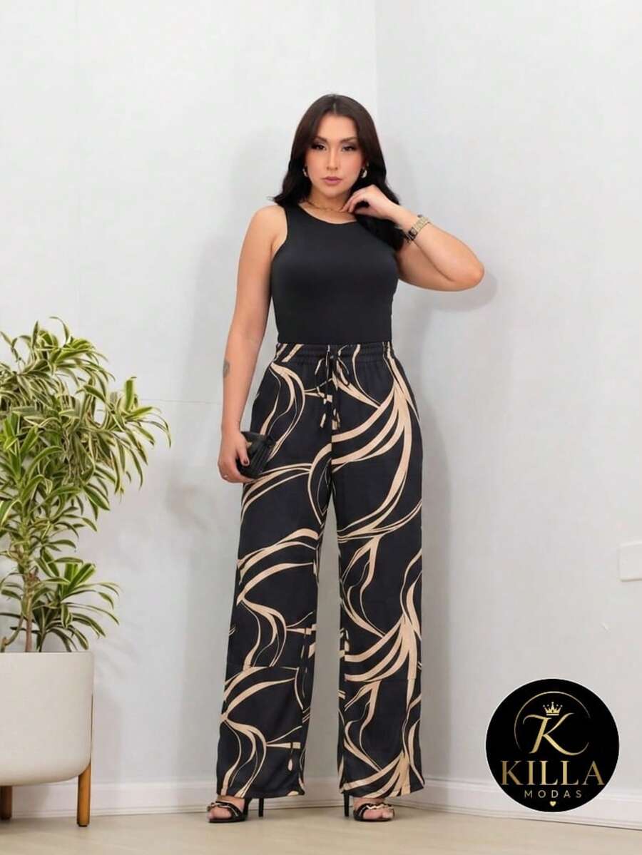 Women Pants - Organic Black - View 1