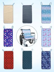 1pc Wheelchair Waterproof Breathable Seat Cushion, 14 Colors, Adult Incontinence Pad, Reusable, Foldable & Portable, Suitable For Wheelchair/Chair, Elderly Care Pad, Unisex, All Seasons, Practical Gift - View 2