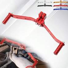 1 pieza Palanca de cambio de motocicleta mecanizada por CNC, accesorio de cambio universal ajustable antideslizante y resistente al desgaste - A - Ver 3