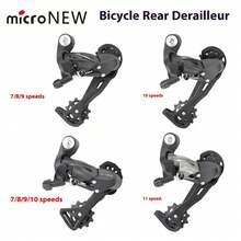 1件 MicroNEW 山地車後變速器 21速 24速 27S 後變速器 30S 10速 11速公路車變速器 山地車變速器 - 黑色 - 查看 1