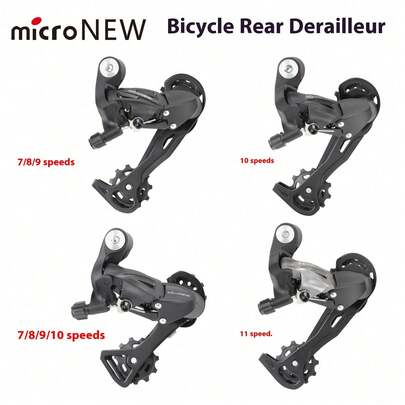 1pc MicroNEW Mountain Bike Rear Derailleur 21 Speed 24 Speed 27S Rear Derailleur 30S 10 11 Speed Road Bike Derailleur Mountain Bike Derailleur