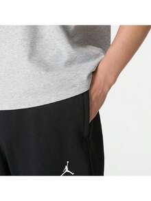 Nike Men's Sports Long Pants AS M J DF SPRT CSVR FLC PANT 26 Summer New Knit Casual Jogger Sweatpants IM7669-010 - Black - View 5