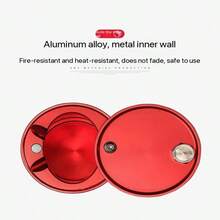 Creative Car Ashtray Cover Portable Smokeless Ashtray For Car Office And Garden Use Fashion Design Precision Engineering Unique And Functional Creative Car Multifunctional Universal Metal Ashtray With Lid Car Accessories - Multiple Styles - View 6