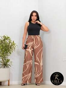 Women Pants - Organic Chocolate - View 1