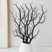 1/5/150pcs 15.74 Inch Elegant Artificial Manzanita Tree Centerpiece, Suitable For Home Decor, Wedding, Birthday And Holiday - Black - View 9