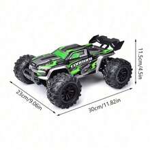 Mobil Stunt Remote Control Skala 1:16 4WD dengan LED, Kecepatan Tinggi Drift Segala Medan, Kendaraan Off-Road Panjat RC 4x4, & Hadiah Natal - MultiWarna - View 4