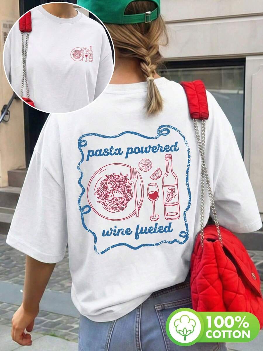 Women T-Shirts - 白色 - 查看 1