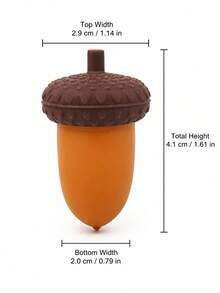 1pc Acorn Shaped Wine Bottle Stopper, Cute Autumn Wine Bottle Sealing Plug, Suitable For Red Wine, Beverage Bottles, Home Bar, Party, Birthday Table Decor - Multicolor - View 2