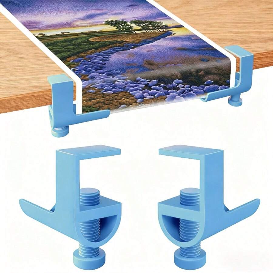 Diamond Painting Table Clamp Holder, Adjustable C-Type Clamp, Fixed Frame Support Tool For Diamond Art Painting, DIY Craft Auxiliary Tool, Suitable For Desktop Handmade Art Creation - A - View 1