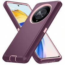 Military-Grade Shockproof Heavy-Duty Full-Body Protective Phone Case, Anti-Scratch Durable 3-In-1 Protective Cover For IPhone, Galaxy, HONOR And Other Smartphones Birthday Gift - Wine Red Powder - View 92