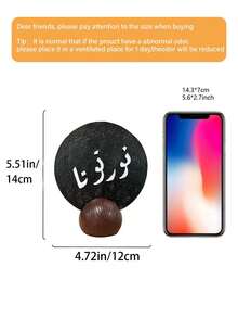 تمثال وجه تجريدي حديث، قطعة واحدة من الراتنج، زينة مكتبية، تصميم دائري بسيط، تشطيب محبب، إكسسوار ديكور منزلي معاصر، مناسب لطاولة القهوة والرف وطاولة المدخل ومكتب العمل - أنماط متعددة - مشاهدة 8