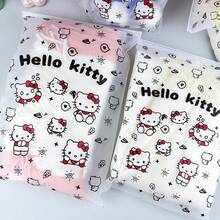 SANRIO 1pc Transparent Waterproof Zipper Storage Bag With Hello Kitty Print, Portable Travel Luggage Sorting Pouch For Underwear, Socks & Cosmetics - Travel Storage Bag - View 4
