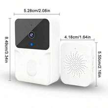 1PC Smart WiFi Video Doorbell, Wireless Security Doorbell With Built-In Battery, Two-Way Audio, USB Rechargeable, 2.4G WiFi Supported, 400mAh Battery, Long Playtime, Home Smart Security Device - View 12