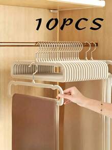 10pcs/20pcs Gantungan Baju Beludru Anti Selip, Tebal dan Tahan Lama dengan Alur Bahu, Cocok untuk Jas, Mantel, Jaket, Celana, dan Gaun, Penyimpanan dan Pengorganisasian Lemari - MultiWarna - View 1