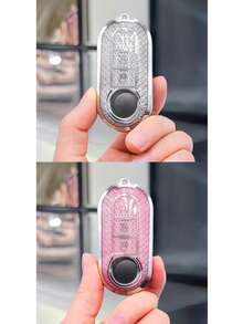 1pc Car Key Fob Cover, Soft TPU Car Key Holder/Case Shell For Fiat 500 Key Cover For Boyue For Bravo For Iveco For Olsen Car Key Remote Case Exquisite High-End Keybag Suitable For Girls - Single Pack - View 13