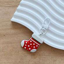 Christmas Boot Bag Charm, Gift For Friends - Red - View 5