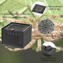 Acrylic Reptile Box Pet Crawler Cage Spider Scorpion Beetle Insect Breeding Box - Multicolor - View 10