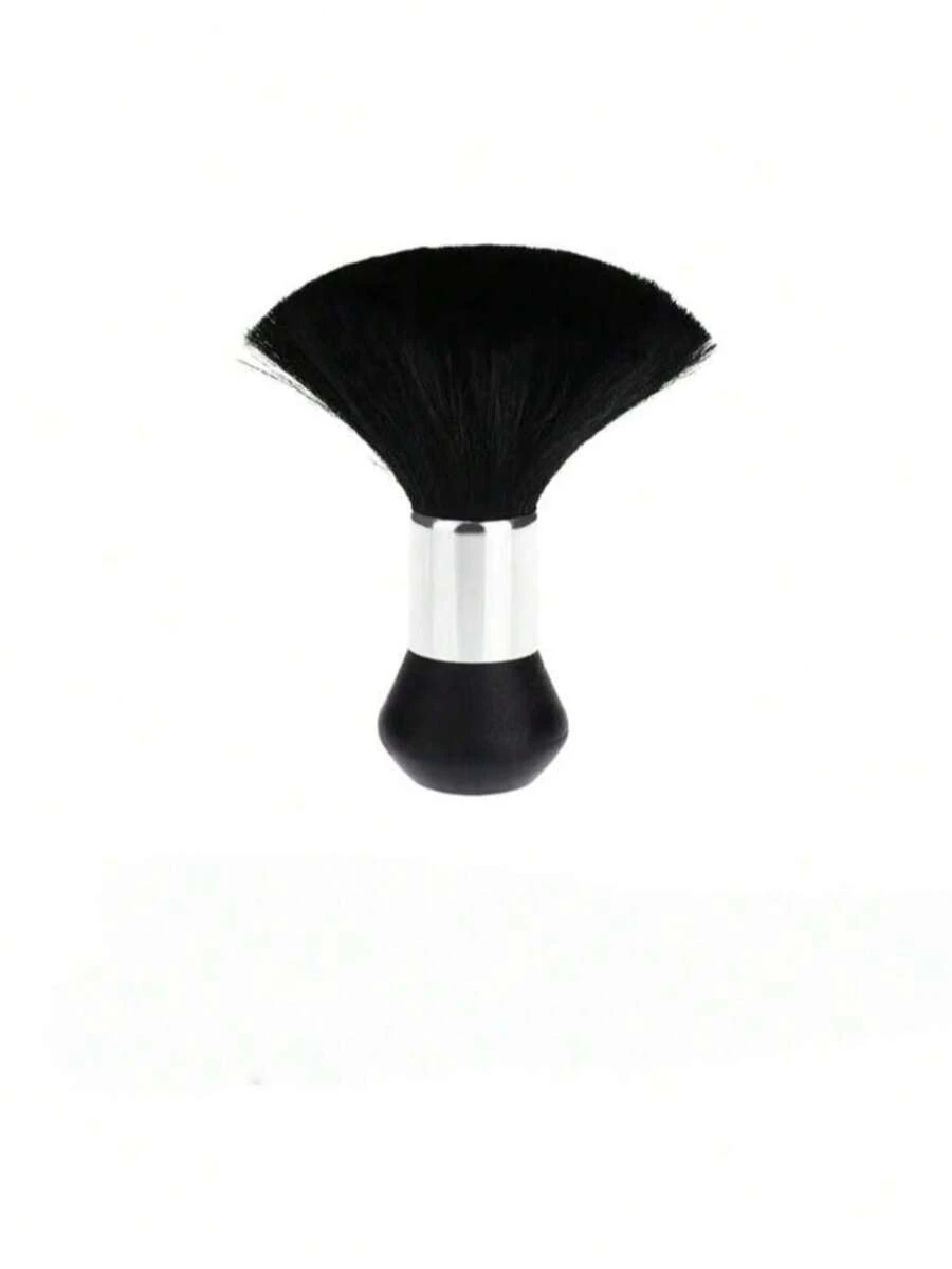 Black Barber Neck Brush, Professional Hair Salon Use, Hairdressing Tool, Hair Styling Accessory - Multicolor - View 1