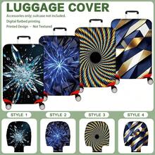 1PC, Flat Print Design, Print Design - No Texture, Accessories Only, Luggage Protective Cover, Does Not Include The Luggage Shown In The Picture, Suitable For 20 To 30 Inch Luggage, Made Of Thickened High-Quality Fabric, Essential Accessory For Your Travel And Checked Luggage. - Multicolor - View 2