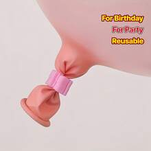 120pcs Colorful Plastic Balloon Sealing Clips, Quick Knotting Accessories, Suitable For Party Decoration, Wedding, Birthday, Halloween, Christmas, Reusable Balloon Garland Tool - Multicolor - View 1