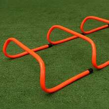 5 Buah Rintangan Latihan Mini 5,91 Inci, Peralatan Latihan Kecepatan dan Kelincahan untuk Kebugaran & Olahraga, Alat Latihan Gerakan Kaki Sepak Bola - MultiWarna - View 2