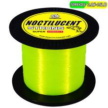 YACUMA Fluorescent Yellow - High-Quality Monofilament Nylon Fishing Line 1005M/1099YDS Low Ductility And High Wear Resistance Long-Distance Casting Sea Fishing Line Suitable For Freshwater And Saltwater Fishing - Yellow - View 12