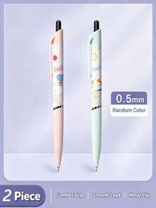 2/1 buah Pensil Mekanik Kartun Lucu 0.5mm, Badan Segitiga, Pegangan Anti-Selip untuk Perbaikan, Isi Pensil Halus dan Kontinu, Kembali ke Sekolah Ukuran S, Hari Pertama Sekolah - MultiWarna - View 6