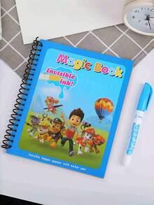 1pc Paw Patrol Watercolor Painting Album Reusable For Doodling And Drawing Best Holiday Gift For Friends Party Decoration - Cartoon - View 14