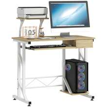 HOMCOM Mesa de Computador com Rodas - A - Ver 1