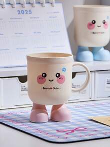 Home Toothbrush Cup Student Dorm Mouthwash Cup Couple Toothbrush Holder Bathroom Toothpaste Storage Box Back To School Supplies Bathroom Decor Accessories - A - View 7