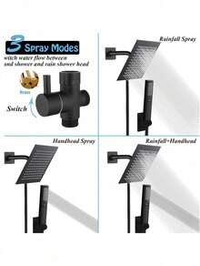 Fixed Showerheads - Black - View 6