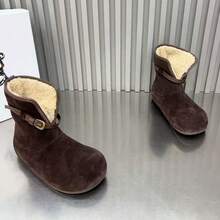 Women Ankle Boots & Booties - Coffee Brown - View 4