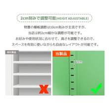[グリーン]物置 収納庫 屋外 大型 倉庫 室外収納庫 屋外収納キャビネット 両開きドア 可動棚付き 物置き台 ガードレール付き天面ラック 防錆 高耐候性 コンパクト 軽量 - 1 - チェックする 4