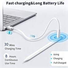 Portable Universal Stylus Set With 1pc Anti Misoperation Gloves, Compatible With IPad/Compatible With Samsung/Other Android Smart Tablets, Tilt Pressure Sensing, Anti Misoperation, High-Sensitivity Stylus, Suitable For Mobile Phones/Tablets, Drawing Accessories - Multicolor - View 5