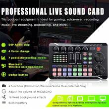 Professional Live Sound Card, Mixer With DJ Mixing Effects And Audio Interface, Voice Changer - Streaming/Podcast/Gaming Studio Equipment - Podcast Mixer - View 3