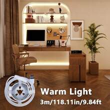 High Brightness LED Light Strip, USB Powered, Button Switch Control, Flexible LED Light Strip, TV Background Decorative Light, Background Decorative Flexible Light Strip, Easy To Install, Suitable For TV Background, Bedroom, Living Room, Hallway, Kitchen, DIY Decoration - LED Strip Light - View 24