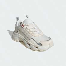Adidas Spring/Autumn Unisex Running Shoes, Retro Comfortable Sports Casual Thick Sole Running Shoes JR8335 - Jade White / Pure Gem Red / Wonderful White - View 7
