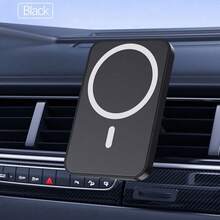 Portable 15W Magnetic Wireless Car Charger, Upgraded Strong Magnet Compatible With Apple Wireless Charging Phones, Car Mount Holder Compatible With Iphone 12/12 Pro Max/12/15/13 Mini/13 Pro/13 Pro Max/14 Pro Max - Multicolor - View 8